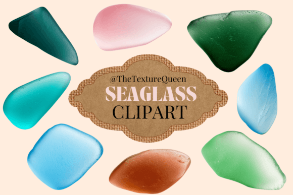Bringing the Beach to Your Screen with Realistic Sea Glass Clipart