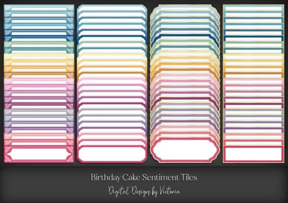 Celebrating Milestones with Birthday Cake Sentiment Tiles