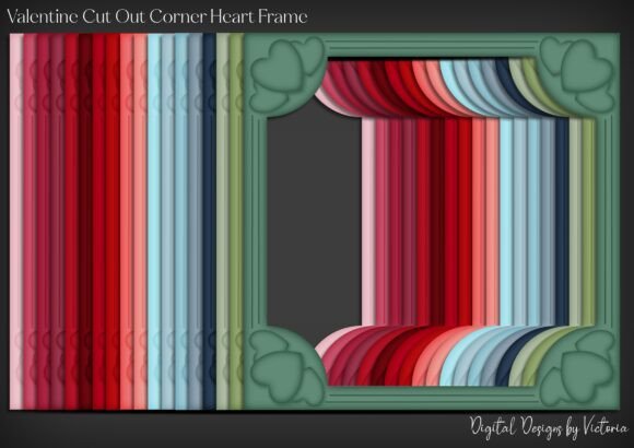 Creative Ways to Use the Valentine Cut out Corner Heart Frame in Your Projects