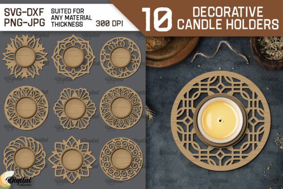 Decorative Candle Holder LaserCut Bundle Guide