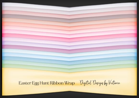 Easter Egg Hunt Ribbon Wrap Design Assets