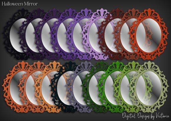Elevate Designs with Halloween Mirror Frames