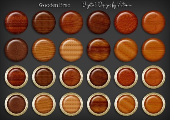 Elevate Your Crafts with the Charm of a Wooden Brad Button