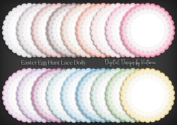 Elevate Your Spring Crafts with the Easter Egg Hunt Lace Doily Collection