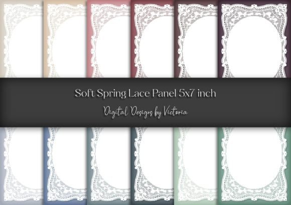 Elevating Digital Craftsmanship with the Soft Spring Lace Panel Collection