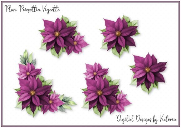 Elevating Handmade Projects with the Plum Poinsettia Vignette