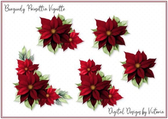 Evaluating the Burgundy Poinsettia Vignette for Professional Craft Projects