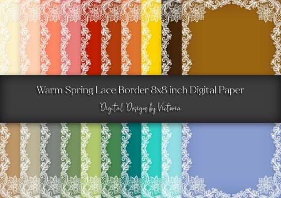 Evaluating Warm Spring Lace Border Paper for Creative Projects