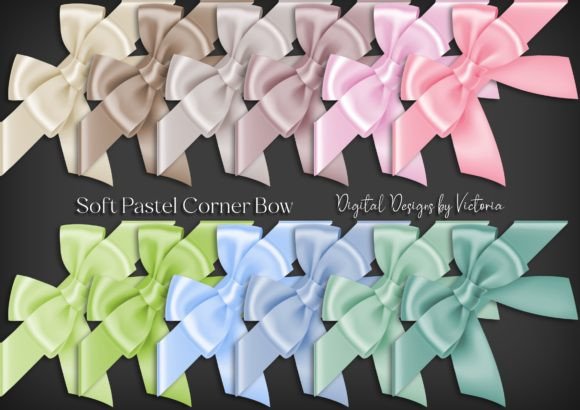 Mastering Your Designs with the Soft Pastel Corner Bow Collection