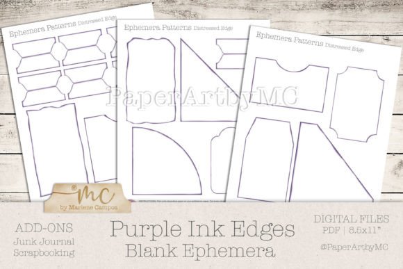 Reclaiming Tangible Storytelling: The Strategic Value of the Purple Ink Edge Blank Ephemera Template
