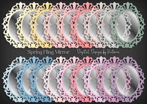 Spring Fling Mirror: 18 Frames for Creative Projects