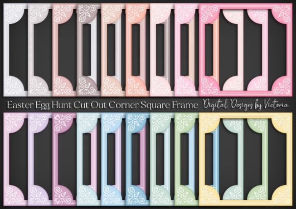 Unlocking Creative Potential with Easter Egg Hunt Cut out Corner Frames