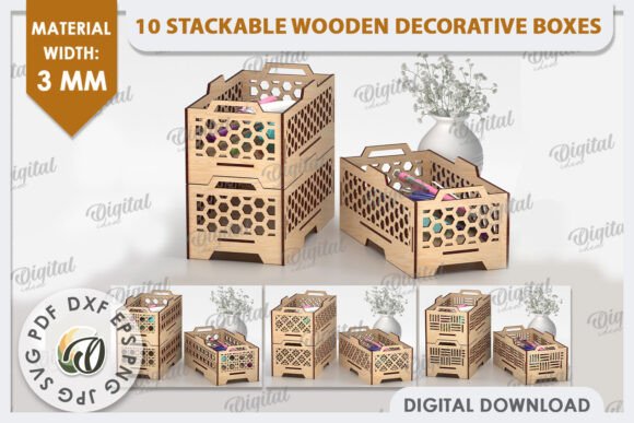 Unlocking Creativity: The Ultimate Guide to Digital Wooden Decorative Box Bundles