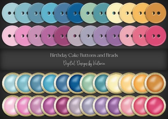 Unlocking Creativity with High-Resolution Birthday Cake Buttons and Brads
