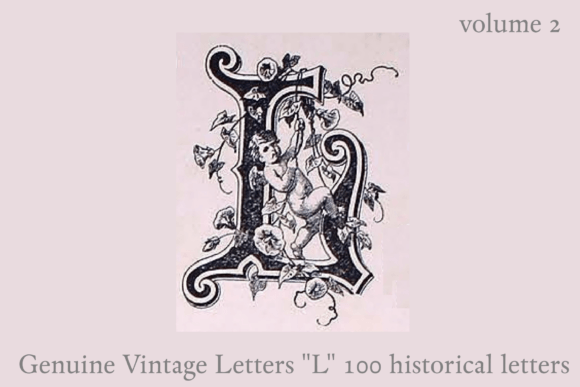 Unlocking Timeless Design: The Power of 150 Genuine Vintage Letters L