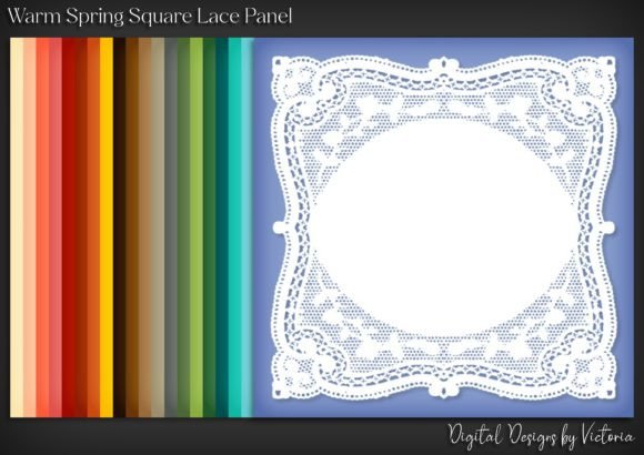 Warm Spring Square Lace Panel: A Designer's Essential