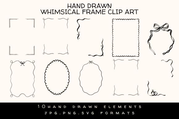 Whimsical Hand Drawn Wavy Frames 5 X 7: A Guide to Elevating Your Invitations